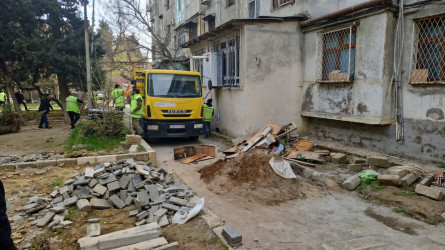 Nəsimi rayonu Cavadxan 28,32 saylı ünvanlarda abadlıq-quruculuq yenidənqurma işlərinə başlanılıb.