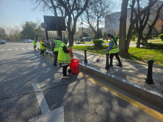 Nəsimi rayonunda növbəti iməcilik keçirilib