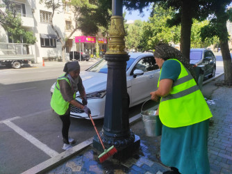 Nəsimi rayonunda növbəti iməcilik keçirilib
