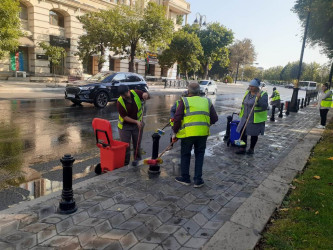 Nəsimi rayonunda növbəti iməcilik keçirildi.