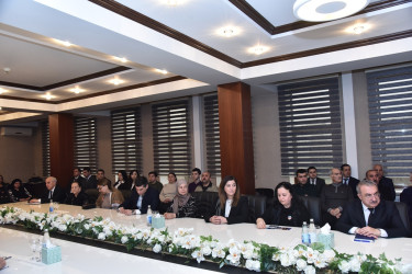 Nəsimi rayonunda Xocalı faciəsinin 34-cü ildönümü ilə əlaqədar Xocalı sakinləri ilə görüş keçirilib