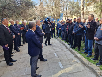 Nəsimi rayonunda  aprel ayında  səyyar qəbullar keçirilmişdir