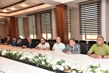 Nəsimi rayonunda Milli Mətbuatın 150 illiyinə həsr olunmuş "Mətbuatımızın təşəkkülü və tarixi missiyası" adlı tədbir keçirilib.