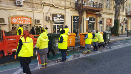 Nəsimi rayonunda yaz-yay mövsümünə hazırlıq çərçivəsində iməcilik keçirilib.