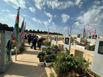 Vətən Müharibəsi Şəhidlərinin əziz xatirəsi yad olundu.