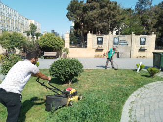 Rayon ərazisində cari təmir işləri davam etdirilir