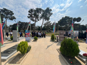 Vətən müharibəsi Şəhidi Abdullayev İbrahim Habil oğlunun doğum günündə əziz xatirəsi yad olundu.