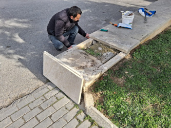 Nəsimi rayonunda yaz-yay mövsümünə hazırlıq çərçivəsində  abadlıq işlərinə start verilib