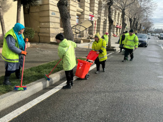 Nəsimi rayonunda növbəti iməcilik keçirildi.