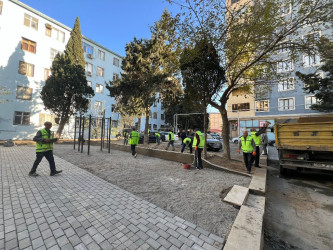 Cavadxan 32, 36 saylı ünvanlarında abadlıq-quruculuq işləri davam edir.