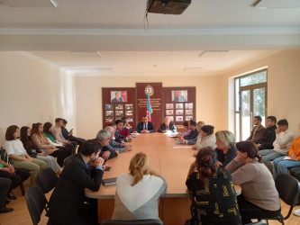 Nəsimi rayonunda əhali arasında maarifləndirmə məqsədilə Sosial Xidmətlər Agentliyinin çap materialları və bukletləri paylanılıb.