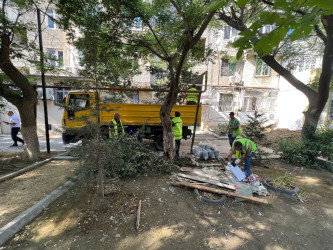 Nəsimi rayonu 3-cü mikrorayon Cavadxan küçəsi 26,30 saylı ünvanlarda abadlıq-quruculuq işləri davam etdirilir.