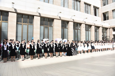 Nəsimi RİH başçısı rayonun ümumtəhsil müəssisələrinə “Son zəng” tədbirlərində iştirak etdi.