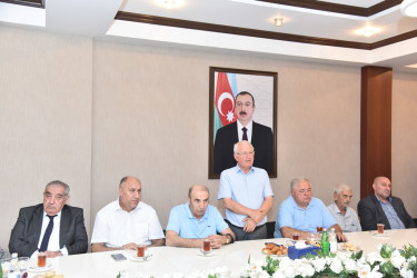 Nəsimi Rayon İcra Hakimiyyətində rayon ağsaqqalları ilə görüş keçirilib