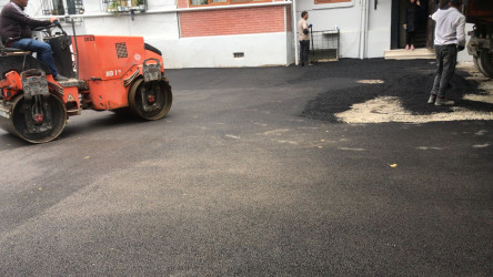 Nəsimi rayonunda abadlıq işləri davam etdirilir.