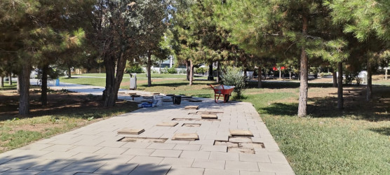 Rayon ərazisində cari təmir işləri davam etdirilir