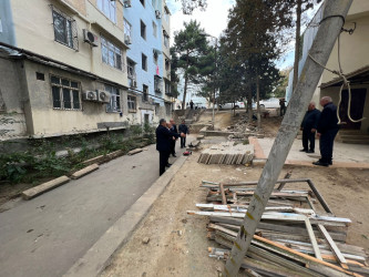 Cavadxan 32 və 36 saylı ünvanlarda abadlıq-quruculuq işləri davam edir.