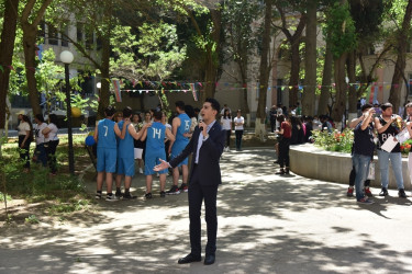 Ali təhsil müəssisələrinin tələbələri arasında keçirilən "Zəfər festivalı" adlı idman yarışlarının təltifolunma mərasimi keçirildi.