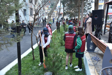 Nəsimi rayonunda növbəti “Abad həyət” sakinlərin istifadəsinə verilib.