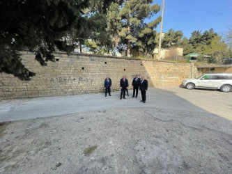 Alı Mustafayev 41 saylı binada quruculuq və yenidənqurma işləri davam etdirilir.