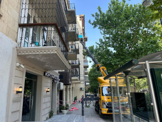 Bakıxanov küçəsi 26 ünvanında aparılan abadlıq işləri başa çatmaq üzrədir.