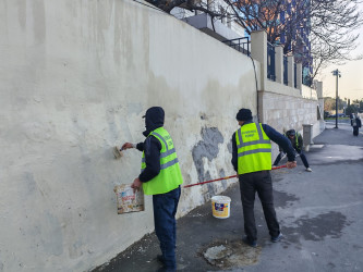 Nəsimi rayonunda yaz-yay mövsümünə hazırlıq çərçivəsində  abadlıq işlərinə start verilib