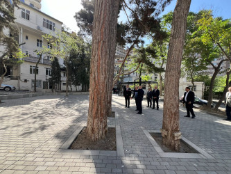 Mirəli Qaşqay küçəsi 24 saylı ünvanda abadlıq-quruculuq işlərinə başlanılıb.