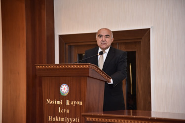 Nəsimi Rayon Ağsaqqallar Şurasının geniş tərkibdə hesabat konfransı keçirilmişdir.