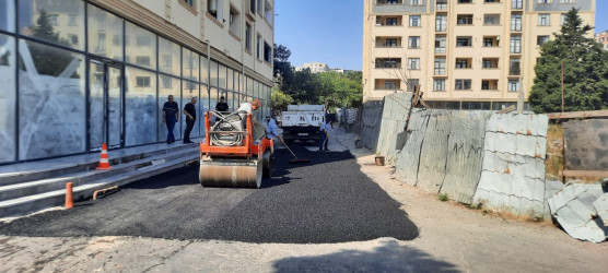 Nəsimi rayonunda genişmiqyaslı abadlıq və təmir-bərpa işləri davam etdirilir.