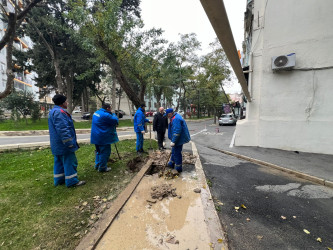 Moskva pr. 68 saylı ünvanda abadlıq və quruculuq işləri davam edir.