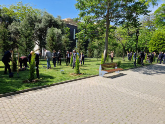 Ümummilli Lider Heydər Əliyevin anadan olmasının 101 illiyi ilə əlaqədar,  “Yaşıl dünya naminə həmrəylik ili” çərçivəsində ağacəkmə aksiyası keçirilib