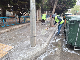 Nəsimi rayonunda genişmiqyaslı iməcilik keçirilib