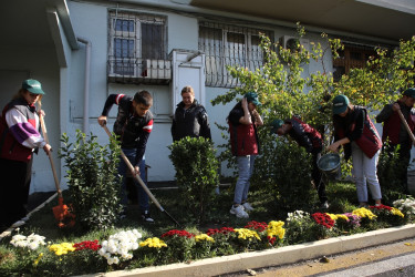 Nəsimi rayonunda növbəti “Abad həyət” sakinlərin istifadəsinə verilib.