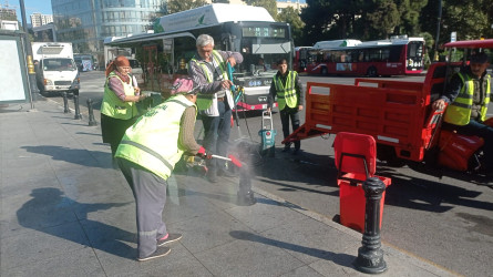 Nəsimi rayonunda növbəti iməcilik keçirildi.